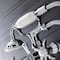 Kingston Brass KS246C Wall Mount Clawfoot Tub Faucet with Hand Shower, Polished Chrome KS246C - alternate 2